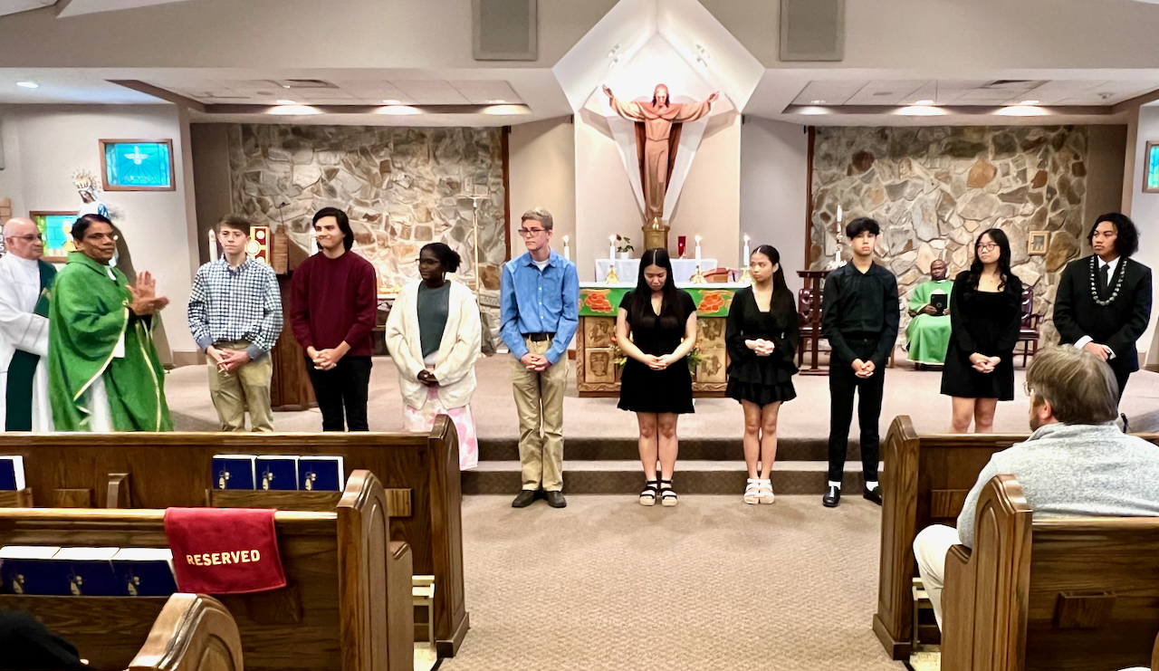 Confirmation Class Rite of Choice – Our Lady, Queen of the Universe